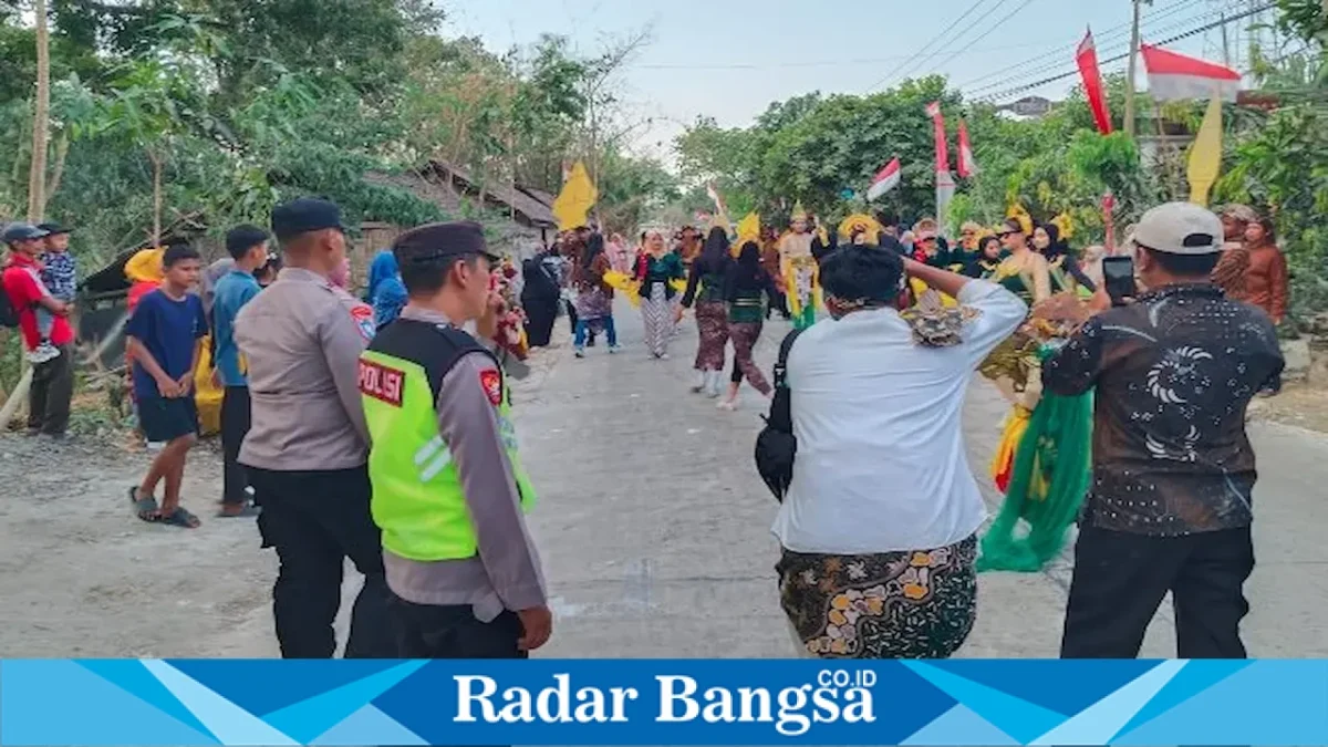 Karnaval HUT RI ke-81 di Desa Gampangsejati, Lamongan, Sabtu (29/8/2026). (Dok Ho/RadarBangsa.co.id)