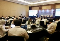 Sekretaris Jenderal Kemnaker Cris Kuntadi dalam JICA–Kemnaker Final Activity Sharing Seminar di Jakarta, Senin (24/8/2026). (Foto Dok Ho/RadarBangsa.co.id)