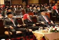 Wakil Bupati Malang Lathifah Shohib mengikuti Pidato Kenegaraan Presiden RI di Gedung DPRD Kabupaten Malang, Jumat (14/8/2026). (Foto Dok Ho/RadarBangsa.co.id)
