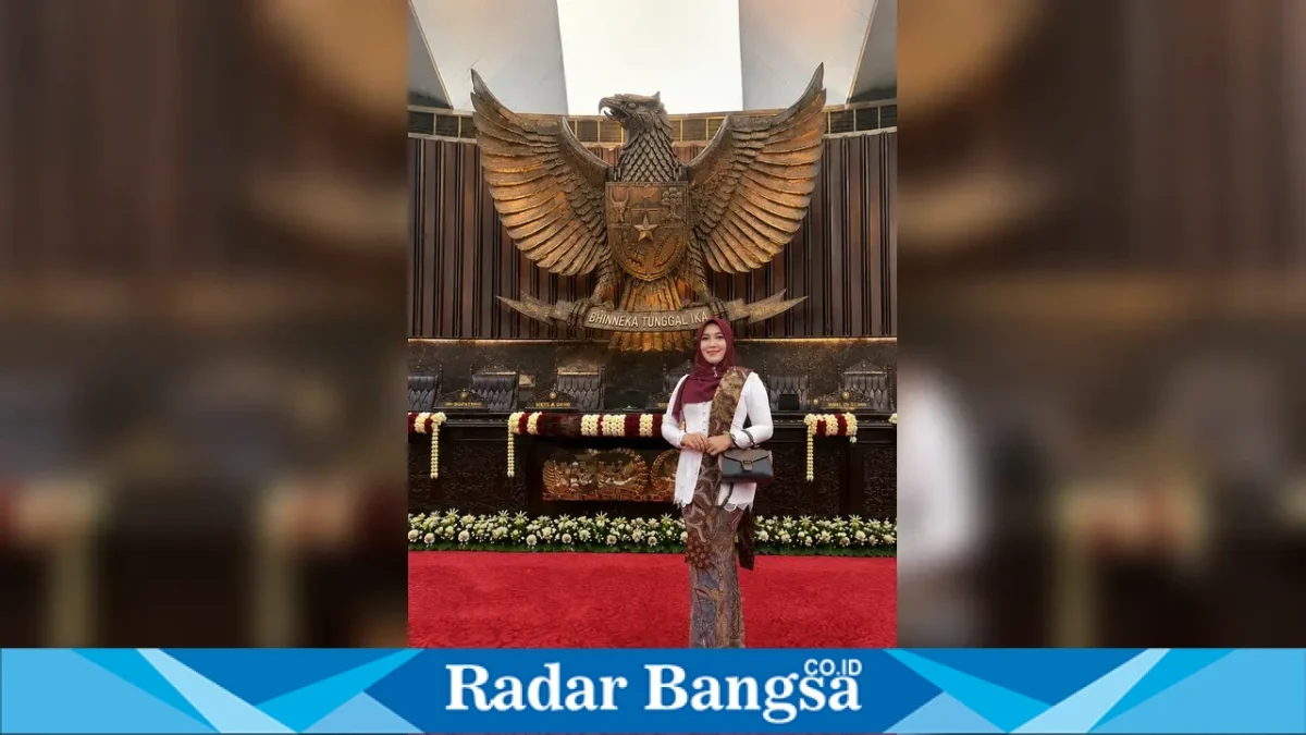 Anggota DPD RI asal Jawa Timur Lia Istifhama saat mengikuti rangkaian agenda kenegaraan di Jakarta, Jumat (14/8). (Foto Dok Ho/RadarBangsa.co.id)