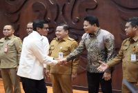 Bupati Sidoarjo Subandi dalam kegiatan Simposium Mangrove untuk Pemberdayaan Masyarakat di Balai Sidang Universitas Indonesia, Senin (10/8/2026). (Foto Dok Ho/RadarBangsa.co.id)