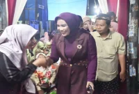 Wabup Sidoarjo Mimik Idayana menghadiri peringatan Maulid Nabi di Desa Kletek, Kecamatan Taman, Selasa malam (25/8/2026). (Foto Dok Ho/RadarBangsa.co.id)