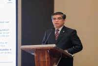 Menteri Ketenagakerjaan Yassierli yang membawa agenda penguatan keterampilan dan pelindungan pekerja dalam 29th ASEAN Labour Ministers Meeting di Bangkok, Thailand. (Foto Dok Ho/RadarBangsa.co.id)