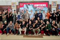 Muhammad Hidayat saat terpilih sebagai Ketua PWI Pasuruan Raya, Sabtu (29/8). (Dok Ho/RadarBangsa.co.id)