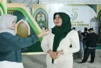 Anggota DPD RI asal Jawa Timur Lia Istifhama atau Ning Lia mendorong Generasi Z menjadi pelaku perubahan dalam perjalanan NU pada Muktamar ke-35 di Jombang. (Foto Dok Ho/RadarBangsa.co.id)