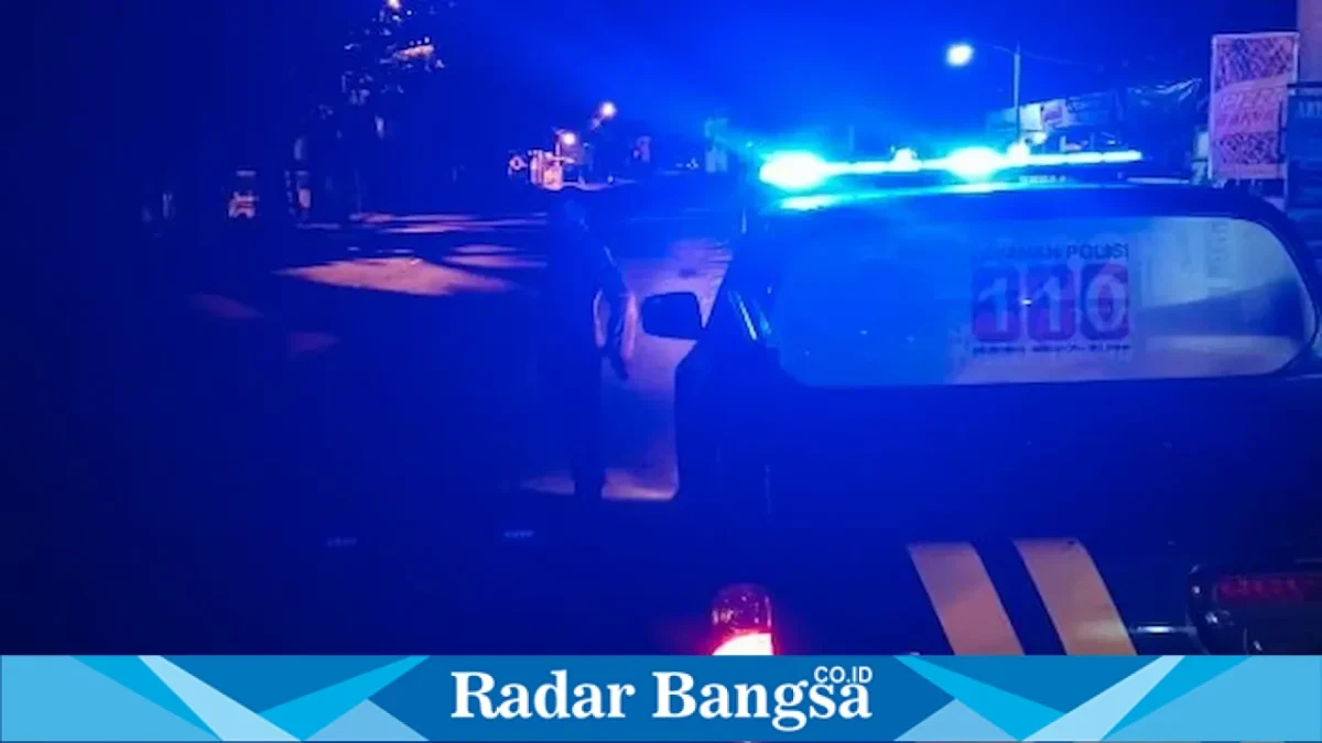 Patroli Blue Light Polsek Tikung di wilayah Kecamatan Tikung, Senin (17/8/2026). (Foto Dok Ho/RadarBangsa.co.id)