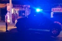 Polsek Tikung saat patroli Blue Light, Sabtu (29/8/2026). (Dok Ho/RadarBangsa.co.id)
