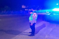 Patroli Blue Light anggota Polsek Tikung memantau situasi Kamtibmas di wilayah Tikung, Lamongan, Jumat 7 Agustus 2026. (Foto Dok Ho/RadarBangsa.co.id)
