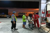 Anggota Polsek Tikung melaksanakan patroli obyek vital untuk mencegah 3C di wilayah Kecamatan Tikung, Lamongan, Rabu (12/8/2026). (Foto Dok Ho/RadarBangsa.co.id)