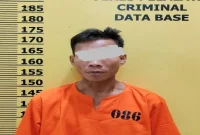 Polsek Langgam mengamankan pria asal Sumatera Utara terkait dugaan tindak pidana narkotika di Langgam, Kabupaten Pelalawan, Kamis (13/8/2026). (Foto Dok Ho/RadarBangsa.co.id) 