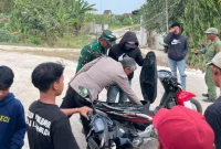 Polsek Laren bersama tiga pilar melaksanakan KRYD, Minggu (30/8). (Dok Ho/RadarBangsa.co.id)