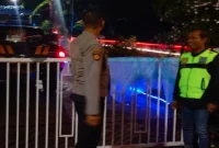 Anggota Polsek Tikung melaksanakan patroli dialogis di wilayah Kecamatan Tikung, Senin (17/8/2026). (Foto Dok Ho/RadarBangsa.co.id)