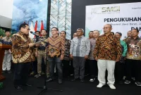 Pengukuhan Pokja Newsroom Jaga Desa SMSI, Jumat (28/8/2026). (Dok HO/RadarBangsa.co.id)