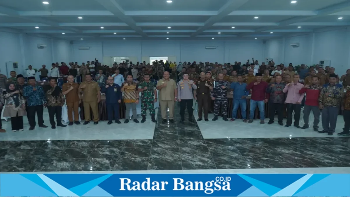 128 calon kades mengikuti Deklarasi Pilkades Damai Asahan, Selasa (1/9/2026). (Dok. HO/RadarBangsa.co.id)