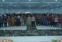 128 calon kades mengikuti Deklarasi Pilkades Damai Asahan, Selasa (1/9/2026). (Dok. HO/RadarBangsa.co.id)
