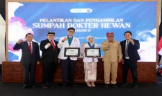 24 Dokter Hewan FIKKIA Unair Banyuwangi Dilantik, Disiapkan Perkuat Keamanan Pangan dan Peternakan