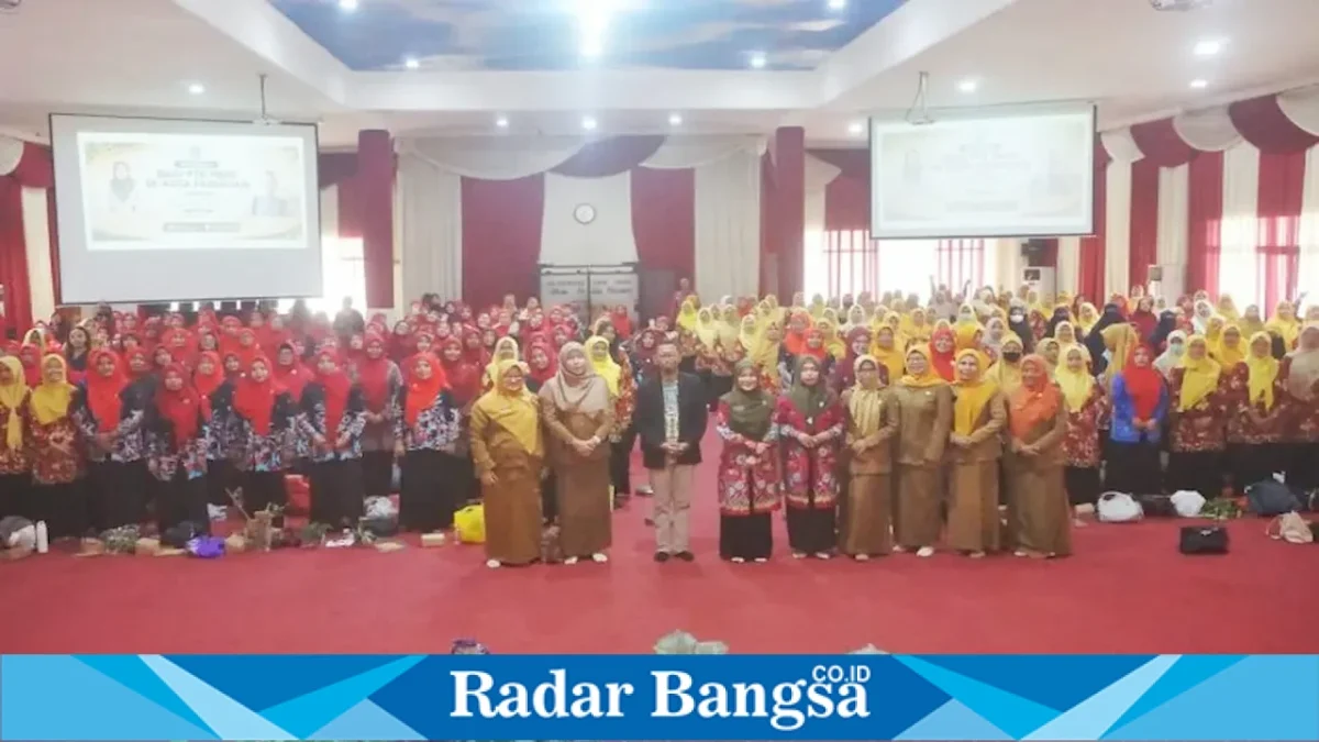 Bunda PAUD Kota Pasuruan Suryani Firdaus Adi Wibowo membuka Pelatihan PTK PAUD, Selasa (8/9/2026). (Foto Dok Ho/RadarBangsa.co.id)