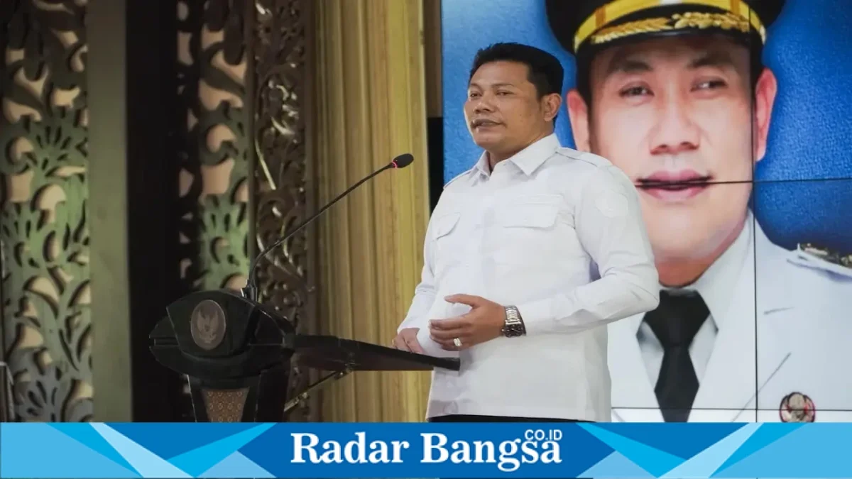 Bupati Sidoarjo Subandi saat membuka Kompetisi Inovasi Sidoarjo (KISI) 2026 di Pendopo Delta Wibawa, Rabu (16/9/2026). (Dok. Ho/RadarBangsa.co.id)