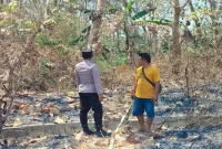 Polsek Laren melakukan patroli kawasan hutan Dusun Lengor, Desa Pelangwot, Minggu (6/9/2026). (Foto Dok Ho/RadarBangsa.co.id)