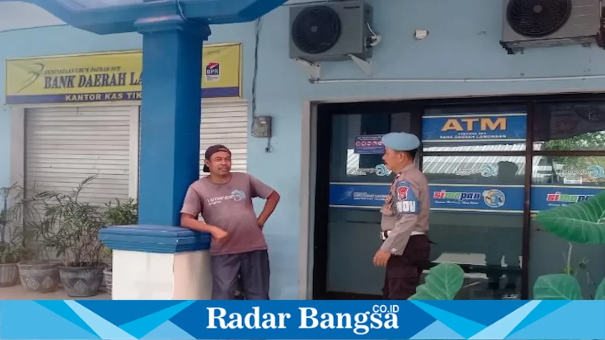 Polsek Tikung melakukan patroli di sejumlah objek vital dan Pasar Tikung, Kamis (10/9/2026). (Foto Dok Ho/RadarBangsa.co.id)