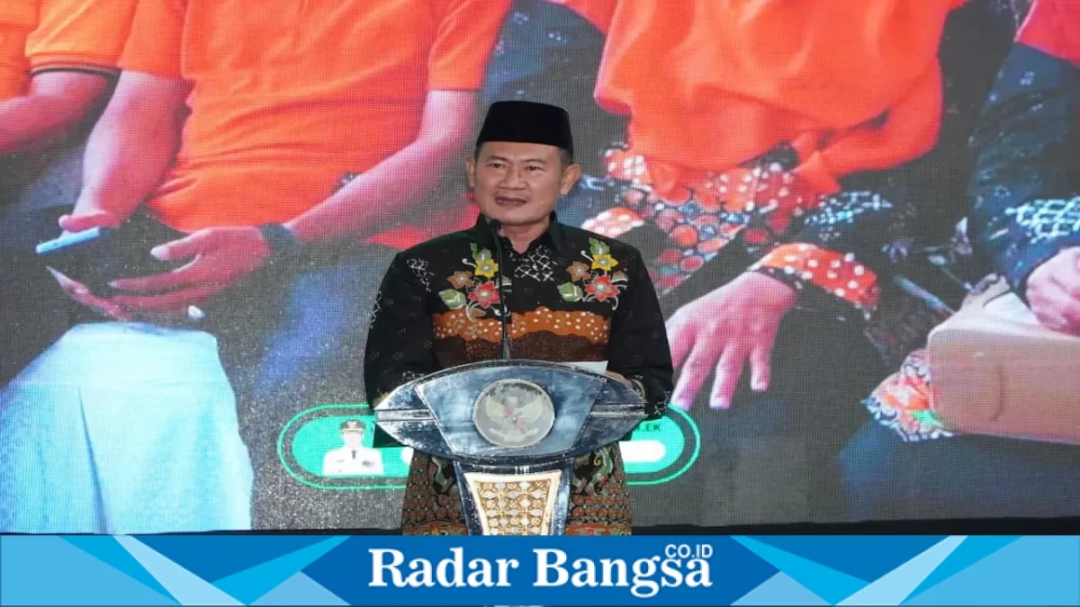 Bupati Yuhronur Efendi saat pembukaan Extranas ke-8 Tahun 2026 di Lamongan, Kamis (10/9/2026). (Foto Dok Ho/RadarBangsa.co.id)