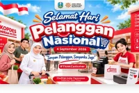Gubernur Jawa Timur Khofifah Indar Parawansa dalam peringatan Hari Pelanggan Nasional 2026, Jumat (4/9). (Foto Dok Ho/RadarBangsa.co.id)