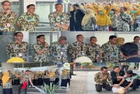 Jajaran RSUD H. Moh. Ruslan Mataram mengikuti rangkaian kegiatan persiapan akreditasi di Lobby Graha Mentaram, Kamis (10/9/2026). (Dok. Ho/RadarBangsa.co.id)