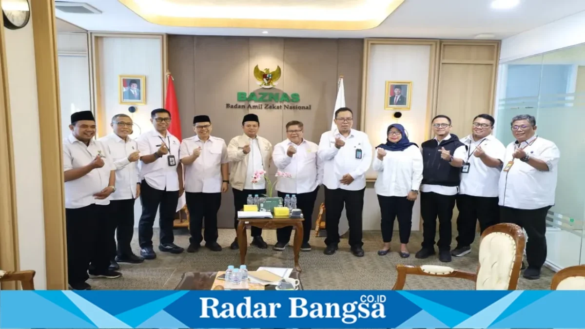 Kemnaker dan BAZNAS membahas pemberdayaan ekonomi dan akses kerja inklusif di Gedung BAZNAS, Jakarta, Senin (14/9/2026). (Dok. Ho/RadarBangsa.co.id)