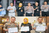 Penandatanganan PKS RSUD H. Moh. Ruslan, Satlantas Polresta Mataram dan Jasa Raharja, Selasa (8/9/2026). (Foto Dok Ho/RadarBangsa.co.id)