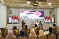 Bupati Jember Muhammad Fawait melepas lima duta MTQ Jember ke Semarang, Selasa (8/9/2026). (Foto Dok Ho/RadarBangsa.co.id)