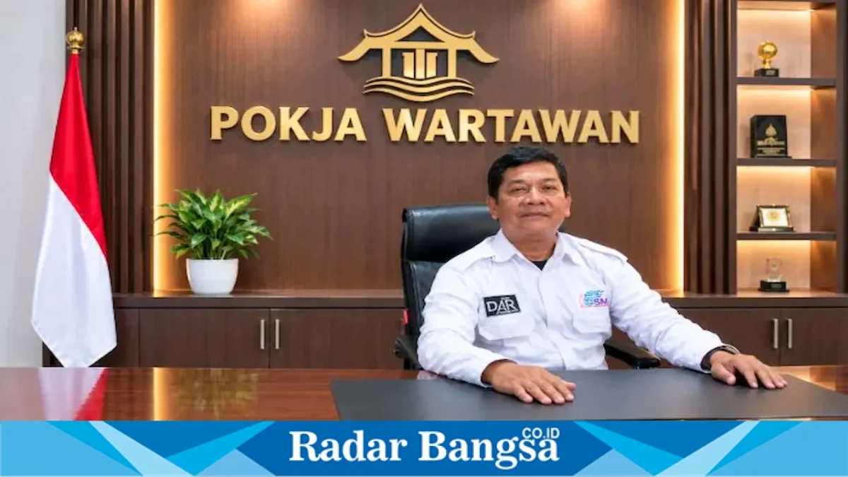 Ketua Umum POKJA Wartawan Lamongan Amin Santoso usai acara ngopi bareng di Cafe Enjoy Coffee Lamongan, Jumat (11/9/2026). (Foto Dok Ho/RadarBangsa.co.id)