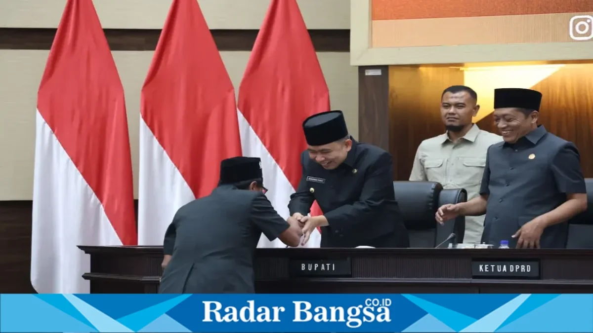 Rapat Paripurna II DPRD Jember dengan agenda pandangan umum fraksi terhadap Raperda Perubahan APBD 2026, Jumat (4/9/2026). (Foto Dok Ho/RadarBangsa.co.id)