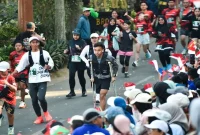 Peserta Bromo Marathon 2026 di depan Plataran Bromo, Minggu (6/9/2026). (Foto Dok Ho/RadarBangsa.co.id)