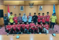 Pelepasan kontingen BSA Bangkalan menuju Piala Soeratin Jawa Timur 2026 di Aula Diponegoro, Selasa (1/9/2026). (Foto Dok Ho/RadarBangsa.co.id)
