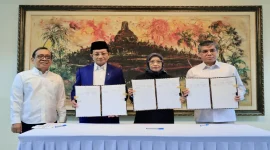 Penandatanganan SKB Tiga Menteri tentang hari libur nasional dan cuti bersama 2027 di Jakarta, Selasa (15/9/2026). (Dok. Ho/RadarBangsa.co.id)