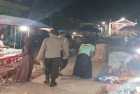 Aparat gabungan melakukan pengamanan pentas seni dan hiburan HUT RI ke-81 di Dusun Lemahabang, Rabu (2/9/2026). (Foto Dok Ho/RadarBangsa.co.id)