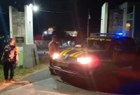 Polisi melaksanakan patroli blue light di wilayah Kecamatan Laren, Kabupaten Lamongan, Sabtu (12/9/2026). (Foto Dok Ho/RadarBangsa.co.id)