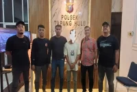 Polisi mengamankan GDS terkait dugaan pembakaran lahan di Langgam, Pelalawan, Jumat (11/9/2026). (Dok. Ho/RadarBangsa.co.id)
