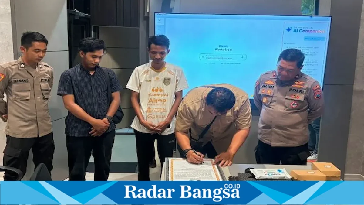 Polres Lamongan menggelar rakor pengamanan menjelang Liga 2 2026/2027, Kamis (3/9/2026). (Foto Dok Ho/RadarBangsa.co.id)