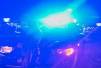 Personel Polsek Tikung saat melaksanakan patroli malam di wilayah hukum Polsek Tikung, Minggu (13/9/2026). (Dok. Ho/RadarBangsa.co.id)