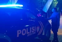 Polsek Tikung menggelar Blue Light Patrol di sejumlah titik rawan, Kamis (10/9/2026). (Foto Dok Ho/RadarBangsa.co.id)