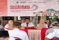 Sosialisasi pemutakhiran PBB-P2 di Balai Desa Randupitu, Rabu (9/9/2026). (Foto Dok Ho/RadarBangsa.co.id)