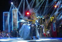 Penampilan Lamongan Night Carnival 2026 pada Sabtu (12/9) malam. (Foto Dok Ho/RadarBangsa.co.id)