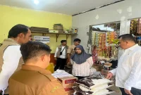 Satgas Pangan Polres Pasuruan Kota bersama instansi terkait melakukan sidak harga dan ketersediaan beras di Pasar Kebonagung dan Pasar Besar, Selasa (8/9/2026). (Foto Dok Ho/RadarBangsa.co.id)