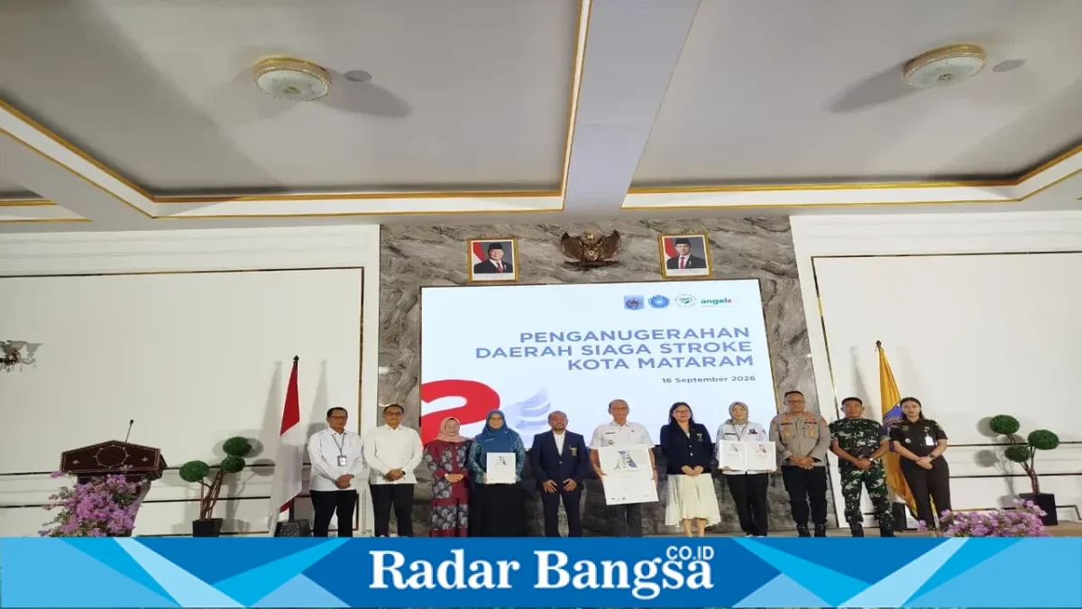 RSUD H. Moh. Ruslan Kota Mataram menerima penghargaan Diamond Status ketiga berturut-turut, Rabu (16/9/2026). (Dok. Ho/RadarBangsa.co.id)
