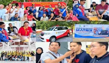 Peserta Workshop Nasional MATRIX mengikuti simulasi tanggap darurat bencana di RTH Pagutan dan RSUD H. Moh. Ruslan Kota Mataram, Selasa (15/9/2026). (Dok. Ho/RadarBangsa.co.id)