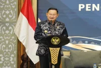 Bupati Lamongan saat menghadiri Sosialisasi Akuntabilitas Pengelolaan Dana Desa di Aula Gajah Mada Pemkab Lamongan, Jumat (25/9/2026). (Dok. Ho/RadarBangsa.co.id)