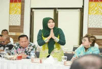 Anggota DPD RI Lia Istifhama saat mengikuti pertemuan PURT DPD RI bersama DPRD Sulsel di Makassar, Rabu (23/9/2026). (Dok. Ho/RadarBangsa.co.id)