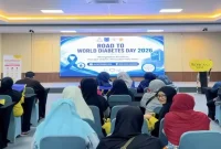 PERSADIA Cabang Mataram bersama RSUD H. Moh. Ruslan Kota Mataram menggelar kegiatan Road to World Diabetes Day 2026 di Aula RSUD H. Moh. Ruslan, Sabtu (26/9/2026). (Dok. Ho/RadarBangsa.co.id)