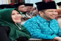Emil Dardak  bersama Ning Lia saat Pengukuhan ICMI di Gedung Negara Grahadi, Sabtu (19/9/2026). (Dok. Ho/RadarBangsa.co.id)